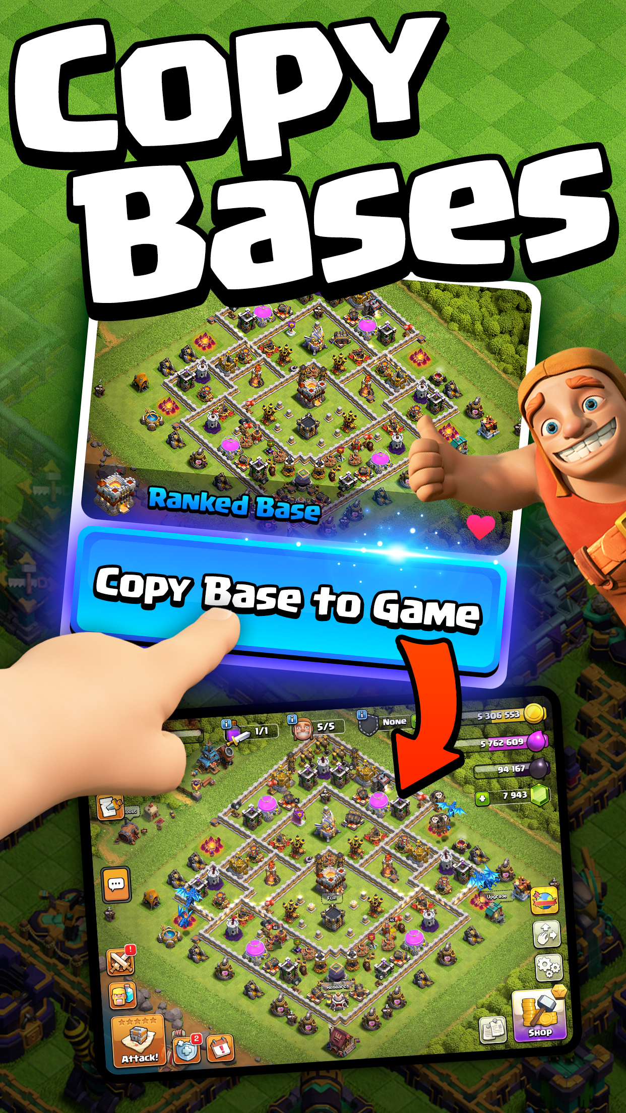 اسکرین شات 2 برنامه Fanatic App for Clash of Clans