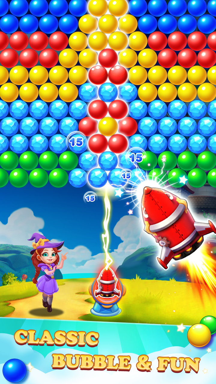 اسکرین شات 1 بازی Bubble Shooter - Magic Pop