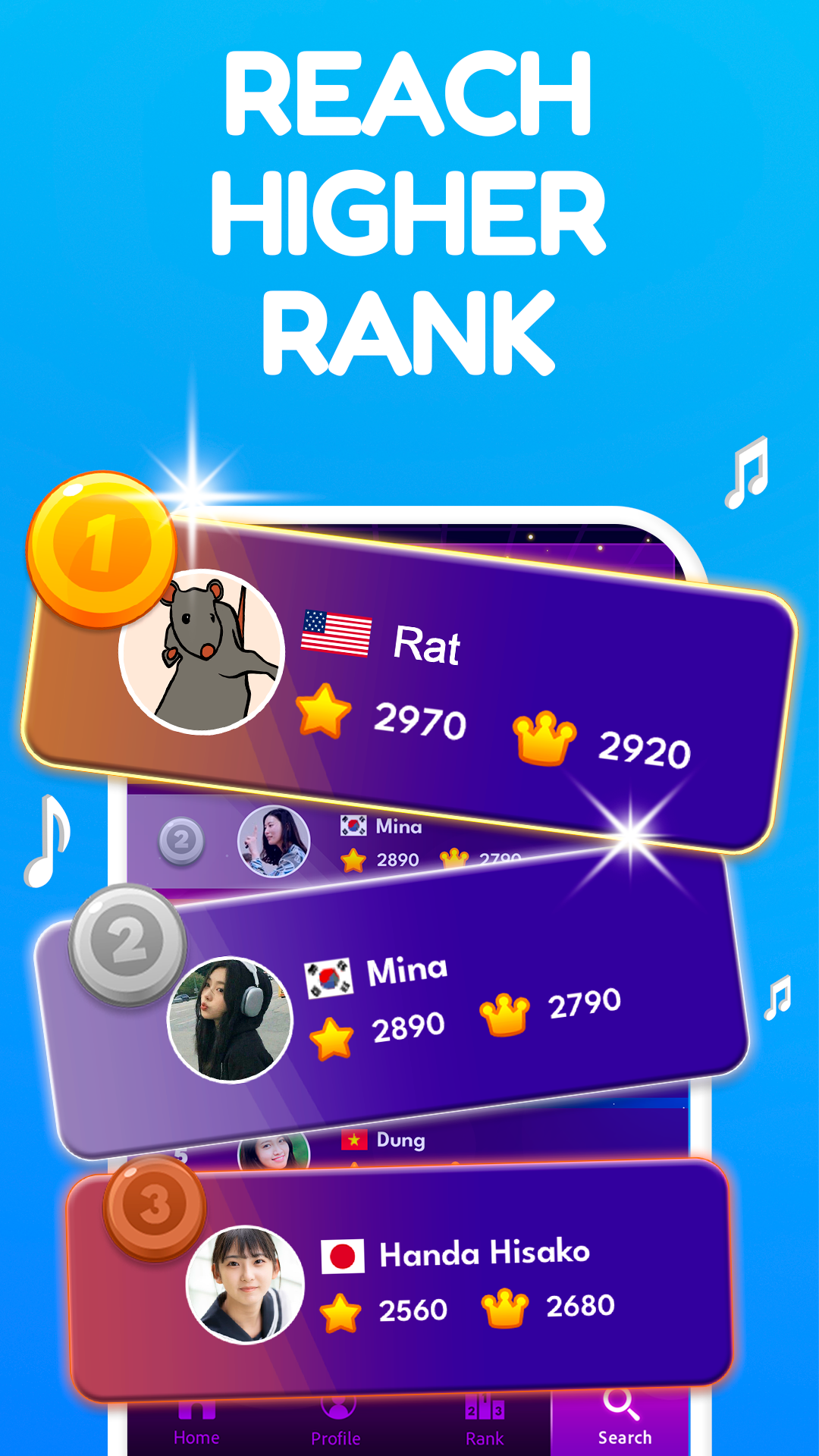 اسکرین شات 5 بازی Piano Music Beat 5: Song Game