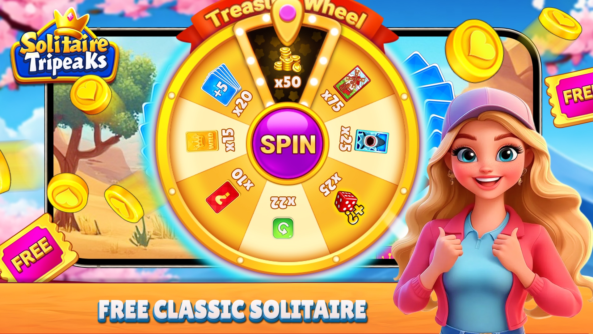 اسکرین شات 5 بازی Solitaire TirPeaks Adventure
