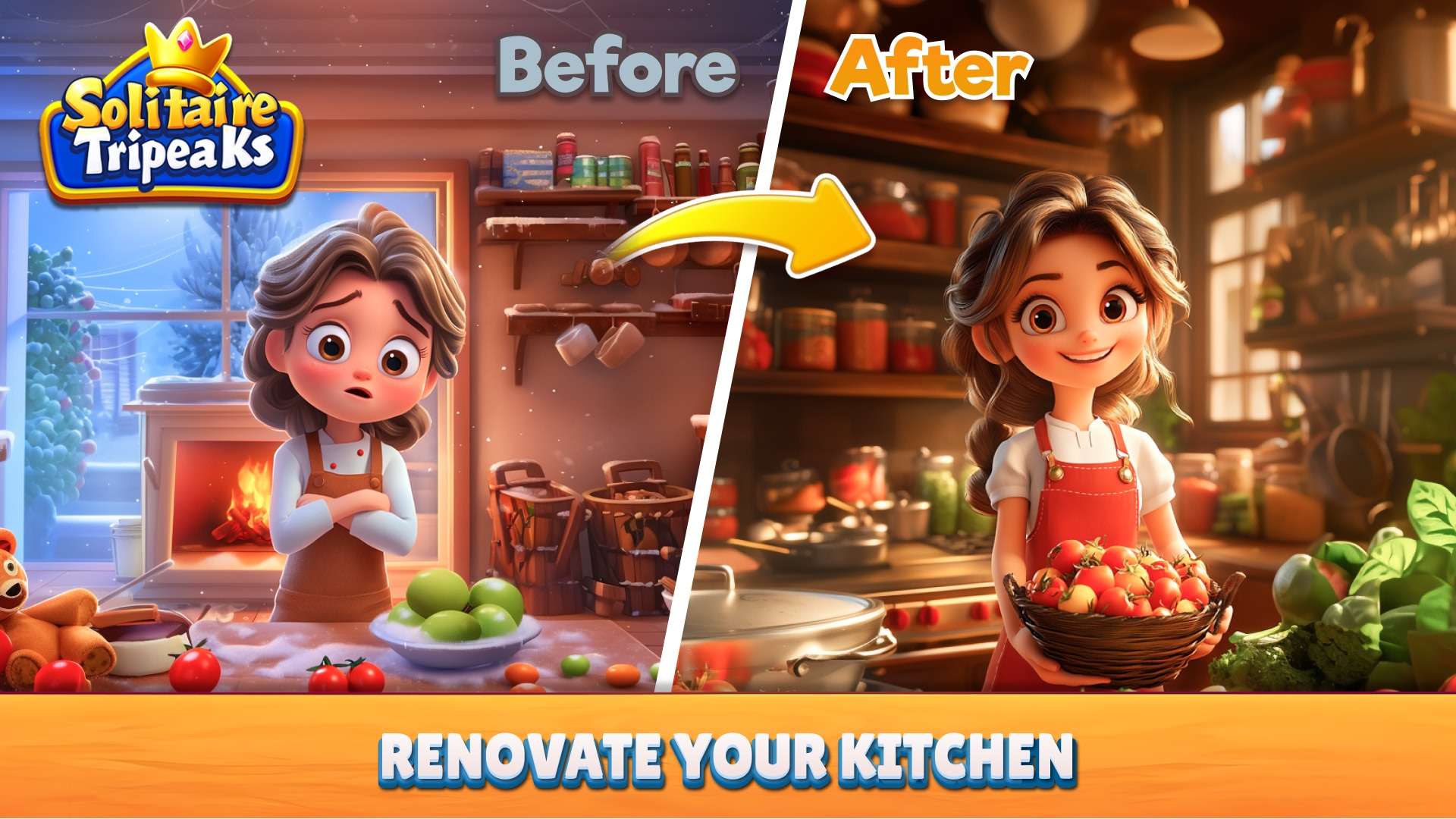 اسکرین شات 4 بازی Solitaire TirPeaks Adventure