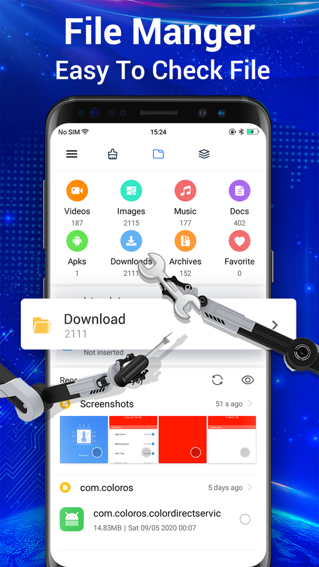 اسکرین شات 5 برنامه Cleaner - Phone Cleaner