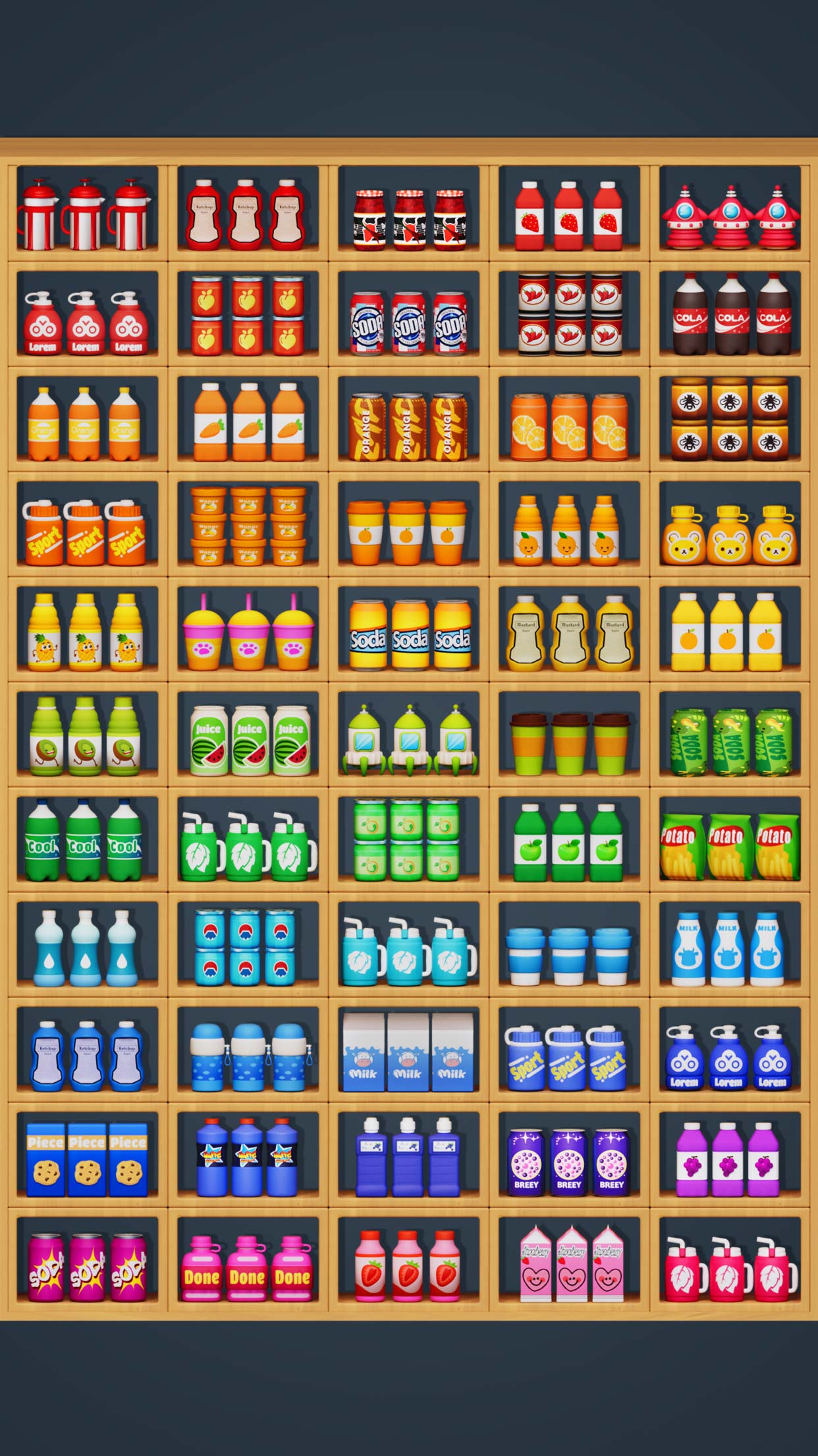 اسکرین شات 2 بازی Goods Sort™ - Sorting Games