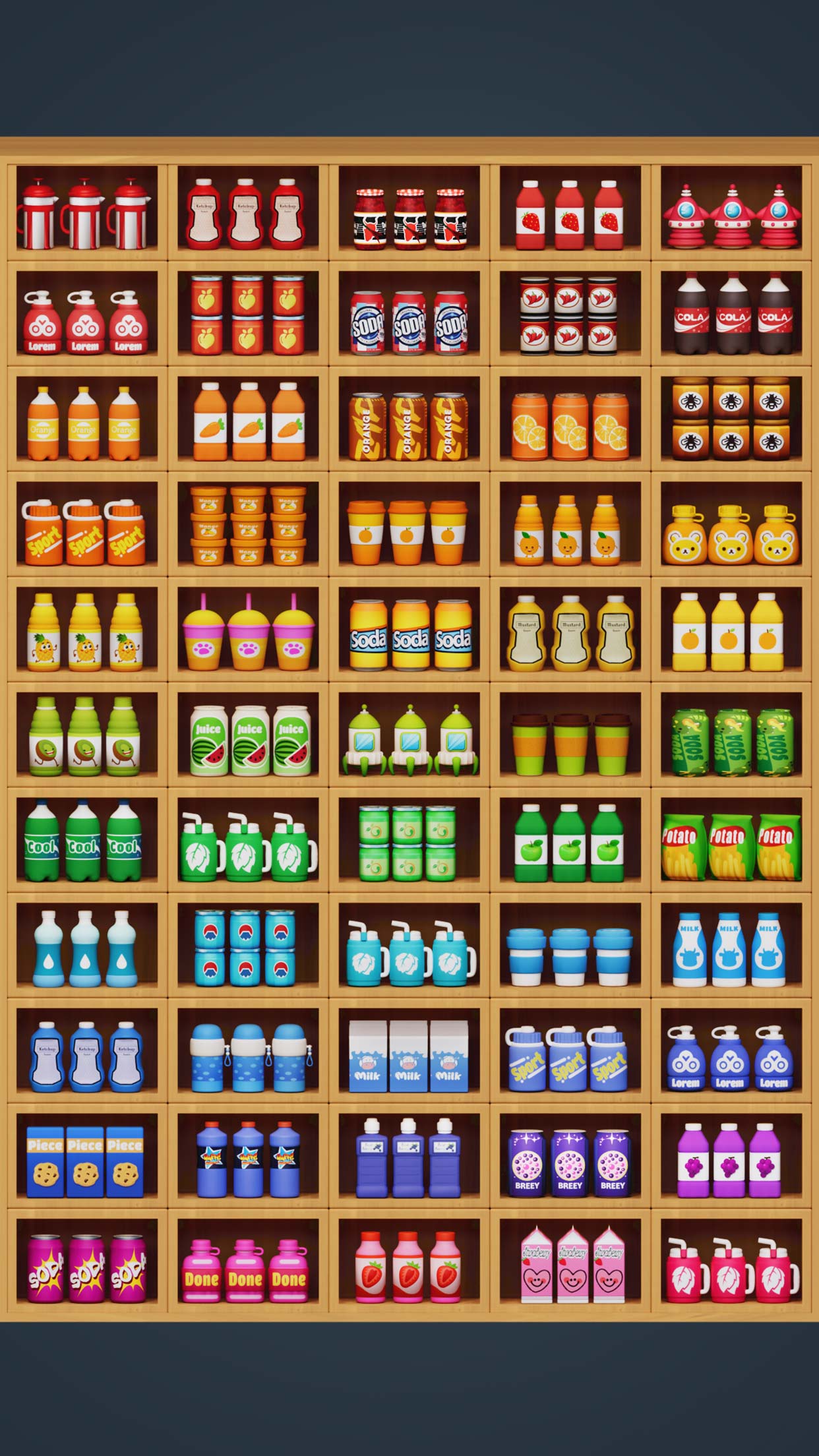 اسکرین شات 2 بازی Goods Sort™ - Sorting Games