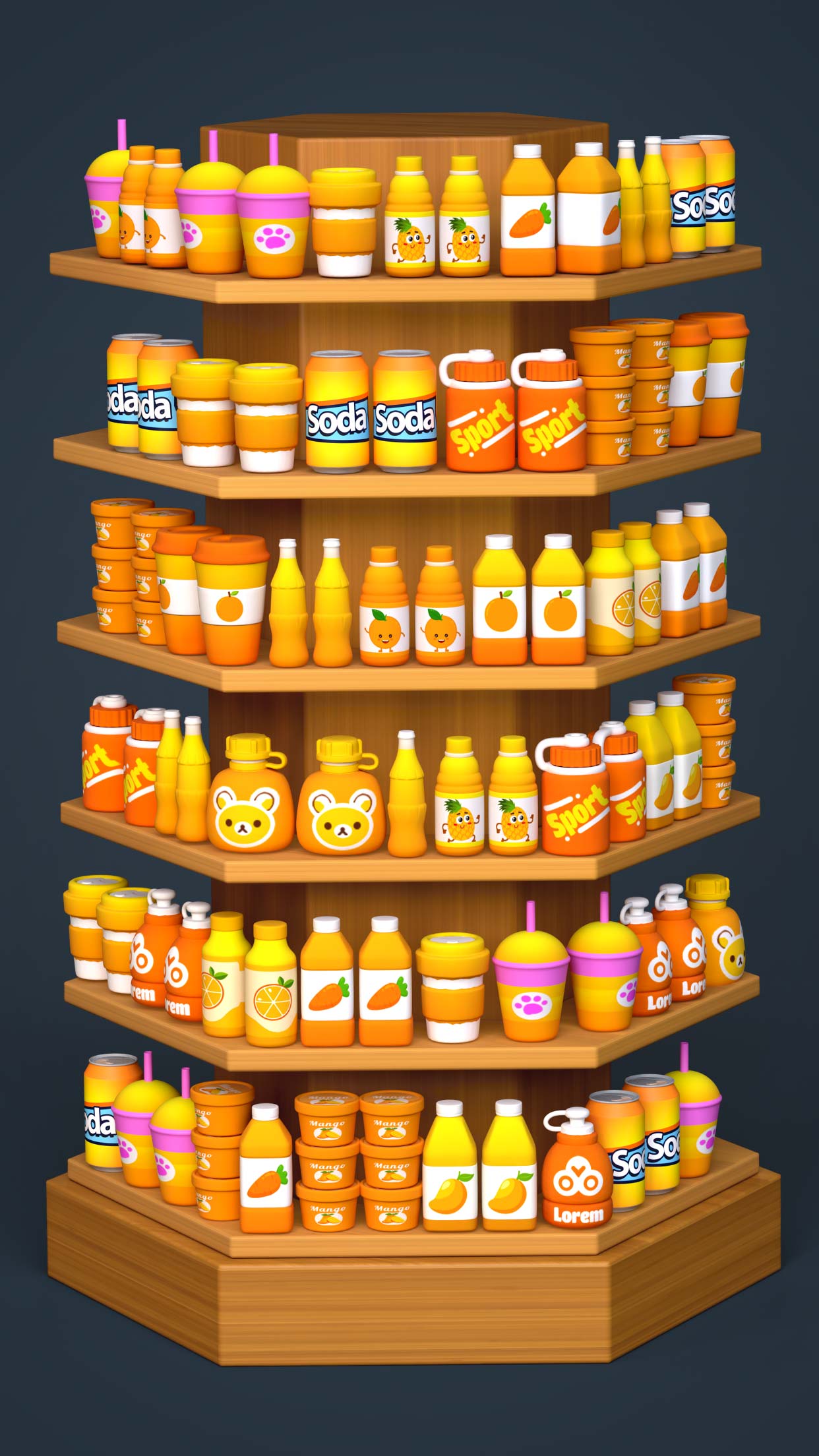 اسکرین شات 3 بازی Goods Sort™ - Sorting Games