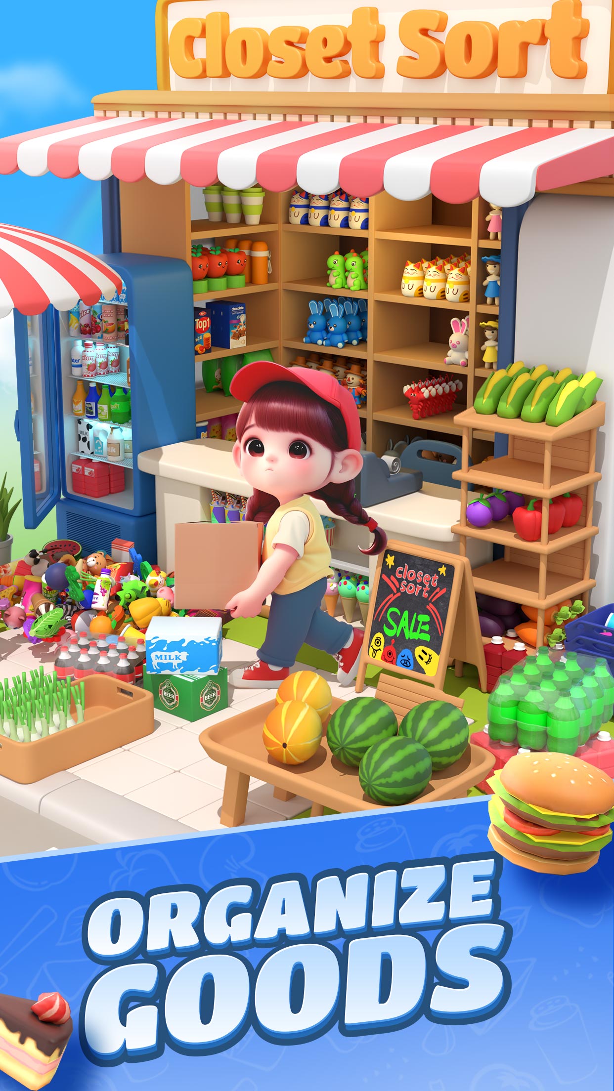 اسکرین شات 3 بازی Closet Sort: Sorting Games