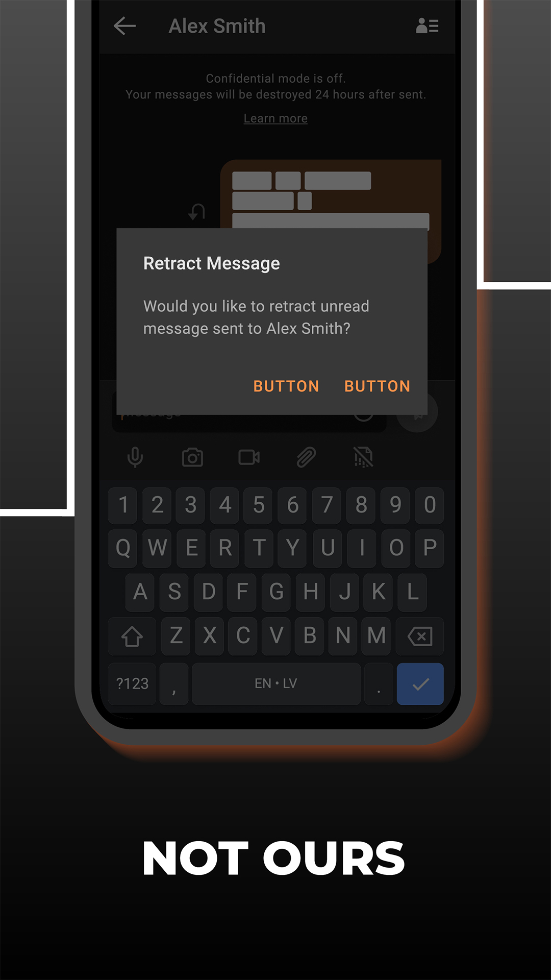 اسکرین شات 8 برنامه Confide - secure messenger