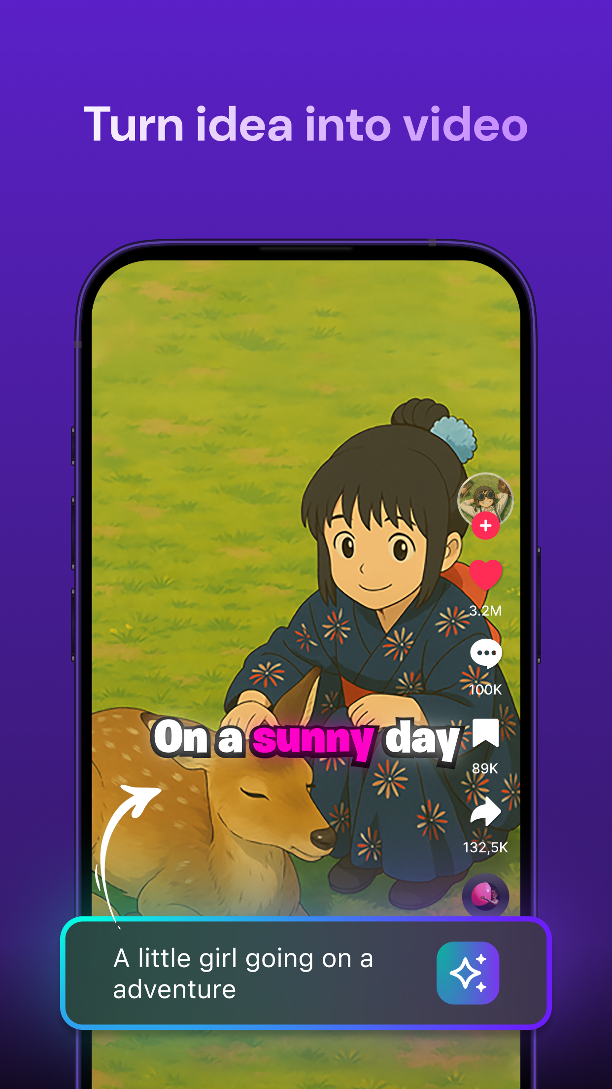 اسکرین شات 2 برنامه Zeemo:AI video maker & Caption