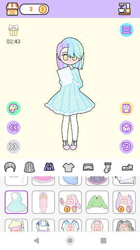 اسکرین شات 8 برنامه Pastel Avatar Maker: Magical Pastel Dress Up