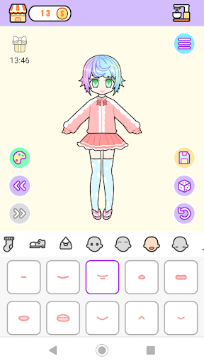 اسکرین شات 6 برنامه Pastel Avatar Maker: Magical Pastel Dress Up