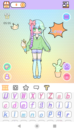 اسکرین شات 2 برنامه Pastel Avatar Maker: Magical Pastel Dress Up