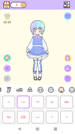 اسکرین شات 5 برنامه Pastel Avatar Maker: Magical Pastel Dress Up