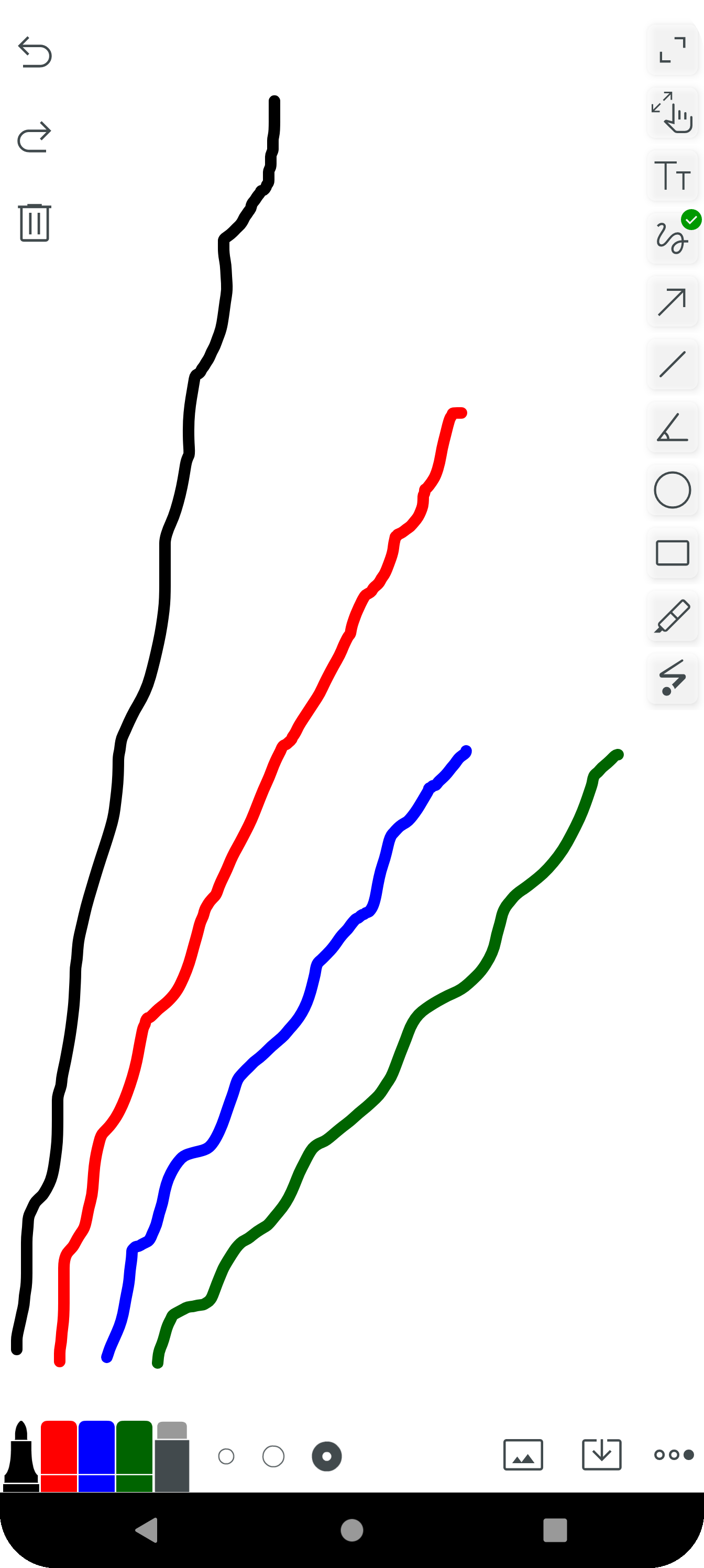 اسکرین شات برنامه Whiteboard 1