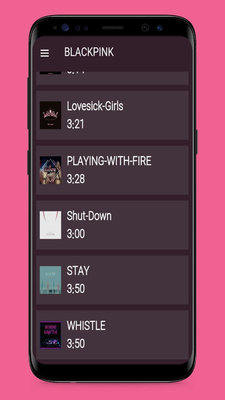 اسکرین شات 3 برنامه آهنگ های blackpink بلک پینک