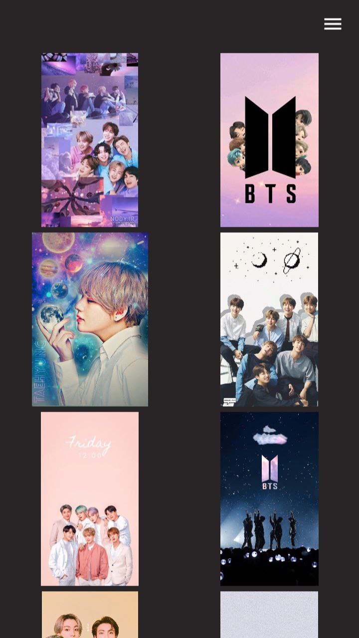 اسکرین شات 1 برنامه تصویرزمینه بی تی اس-BTS