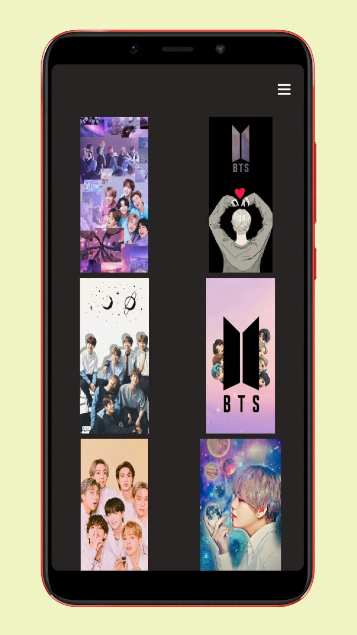 اسکرین شات 2 برنامه والپیپر BTS  بی تی اس