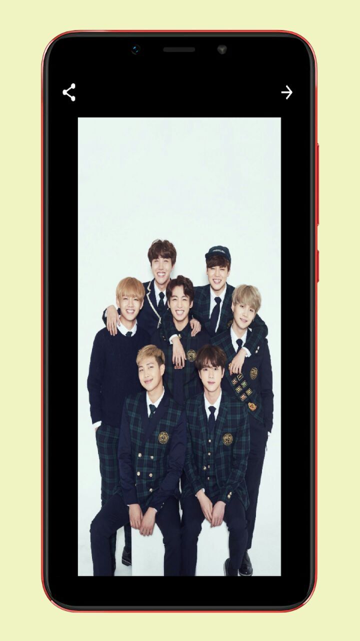 اسکرین شات 3 برنامه والپیپر BTS  بی تی اس
