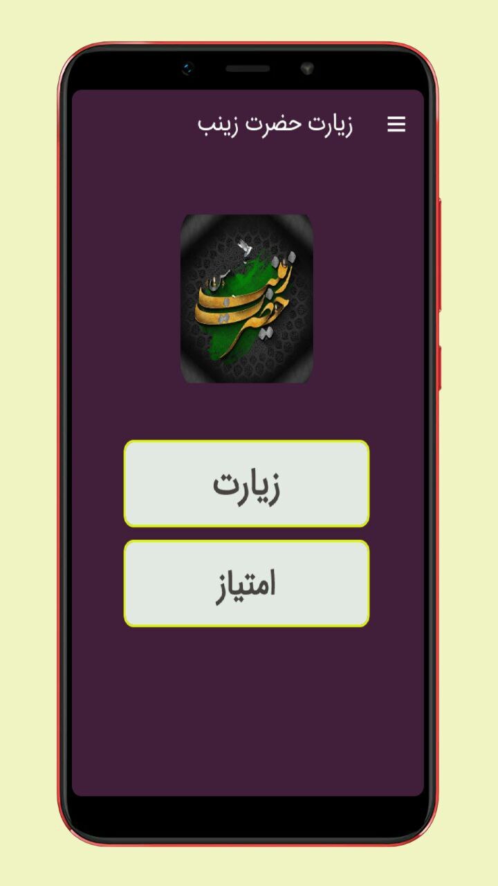 اسکرین شات 1 برنامه زیارت حضرت زینب (س)