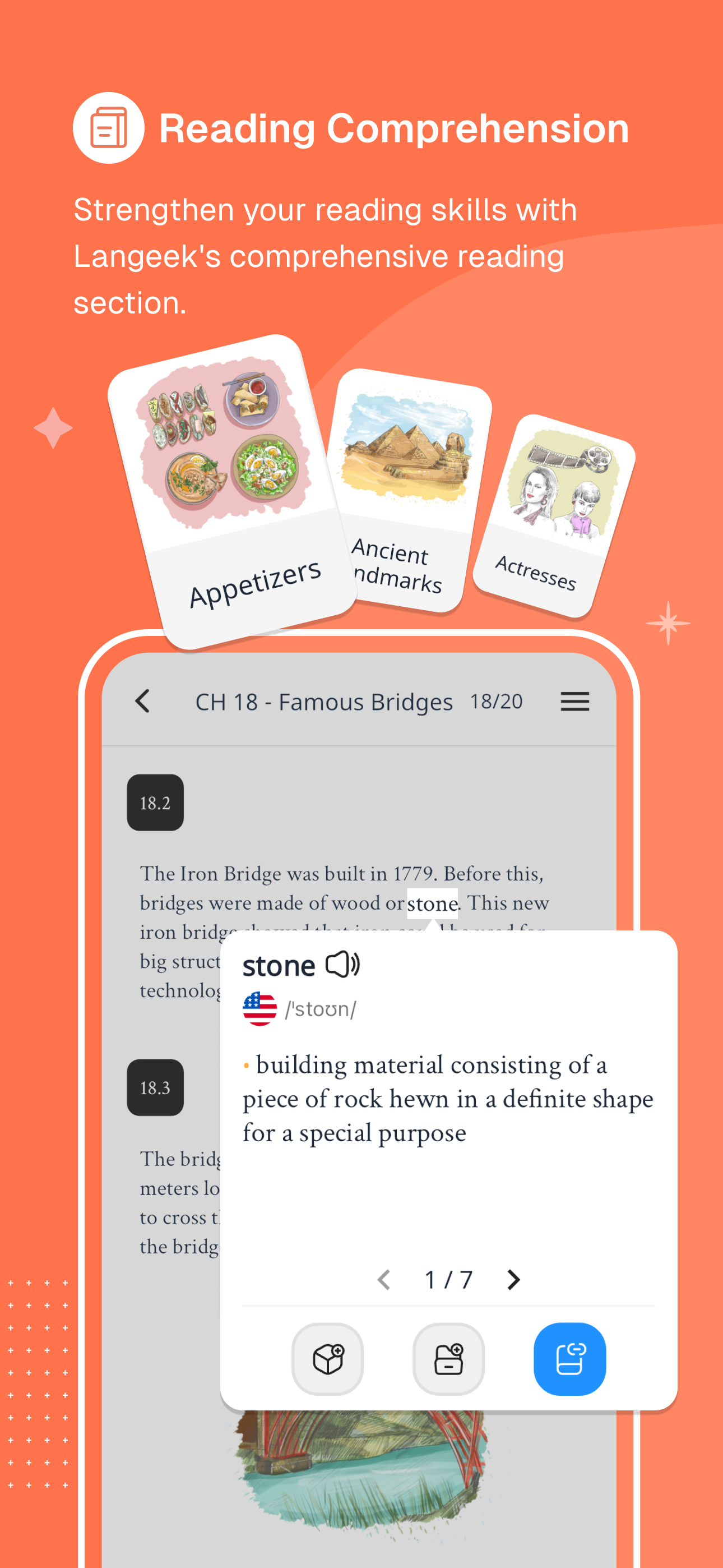 اسکرین شات 7 برنامه LanGeek | English Vocabulary