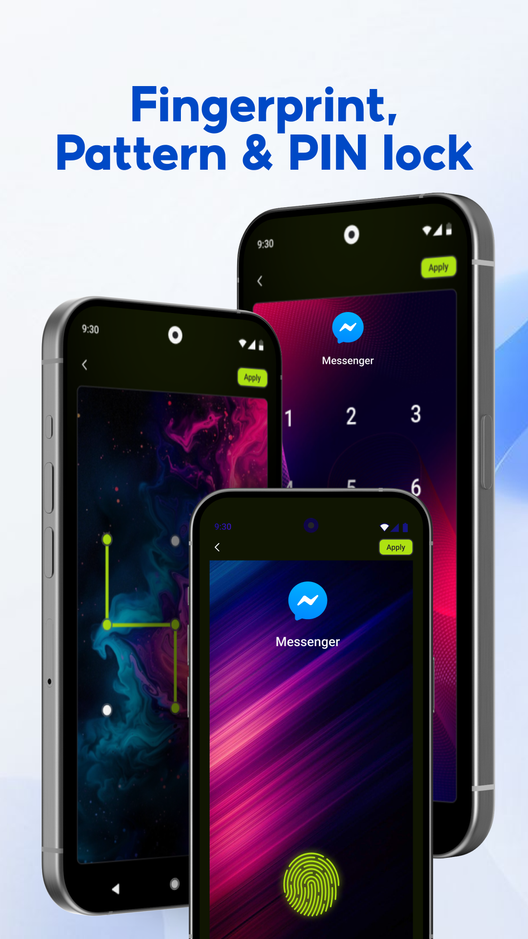 اسکرین شات 2 برنامه App Lock - Password For Apps