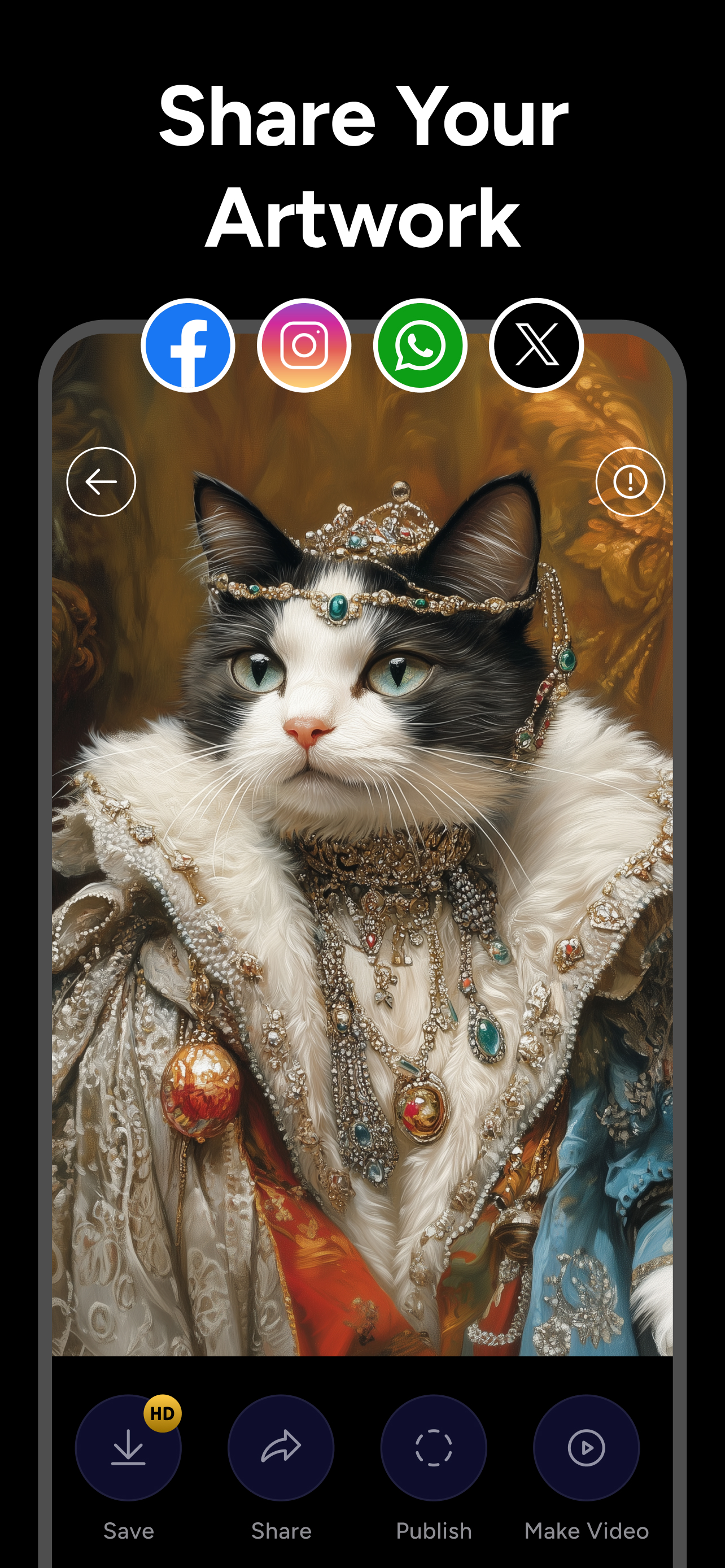 اسکرین شات 8 برنامه AI Image Generator - Monet