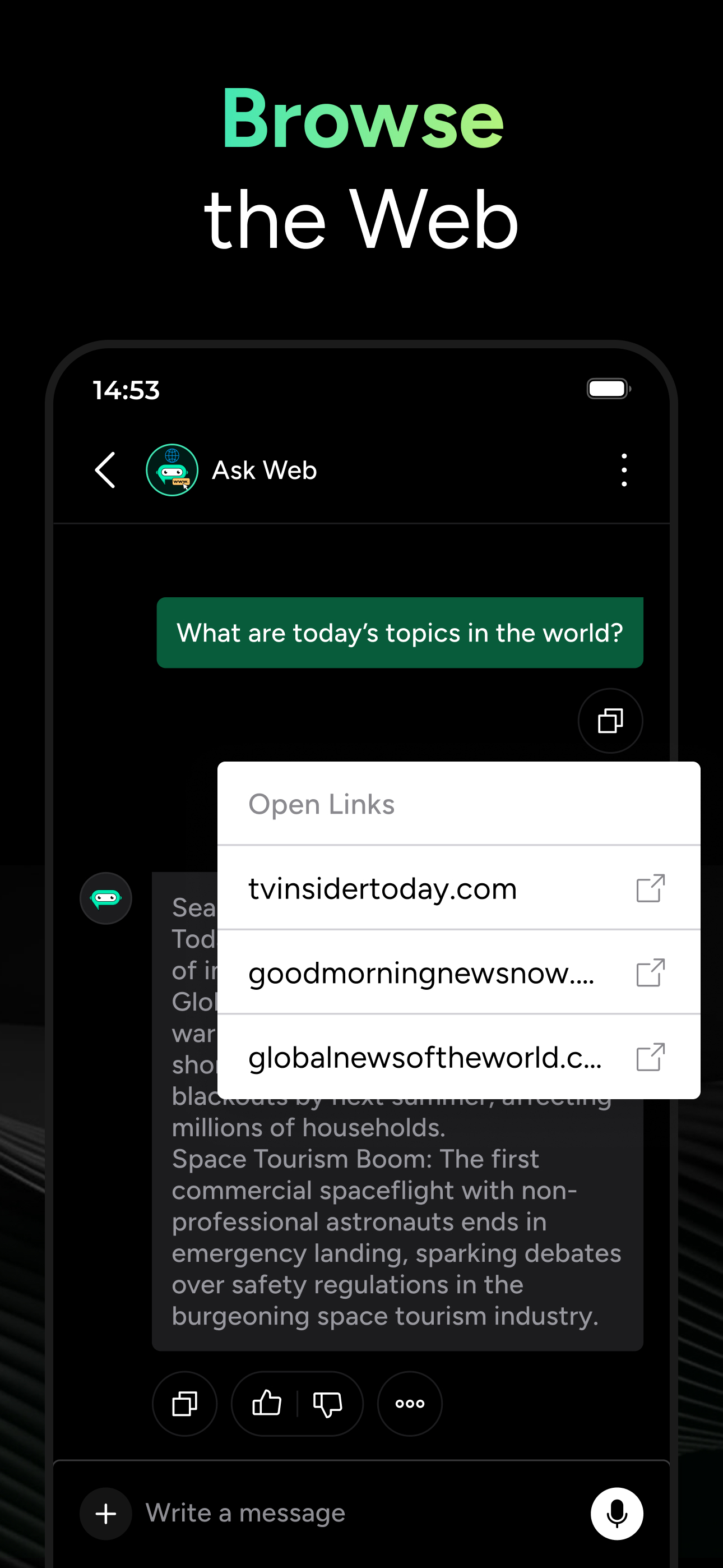 اسکرین شات 3 برنامه GPT Chatbot AI - Genie