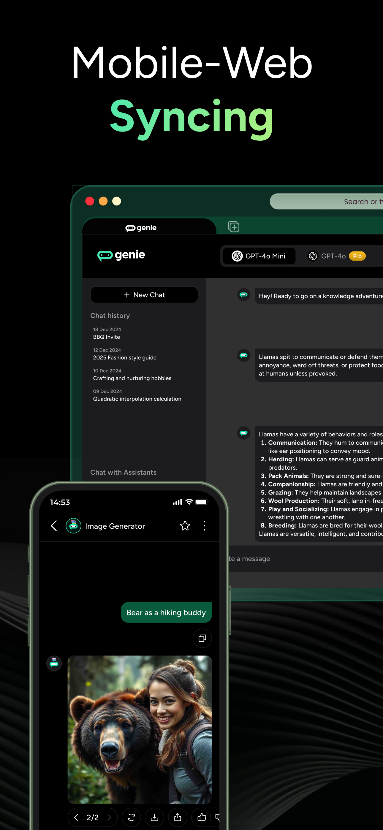 اسکرین شات 4 برنامه GPT Chatbot AI - Genie
