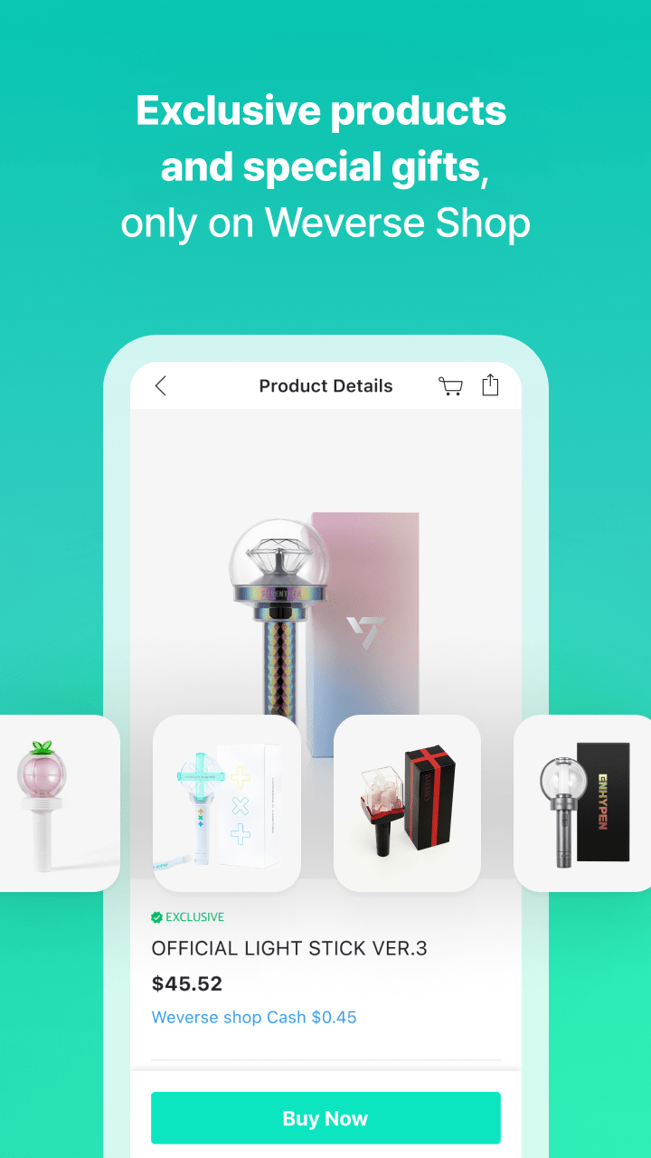 اسکرین شات 5 برنامه Weverse Shop