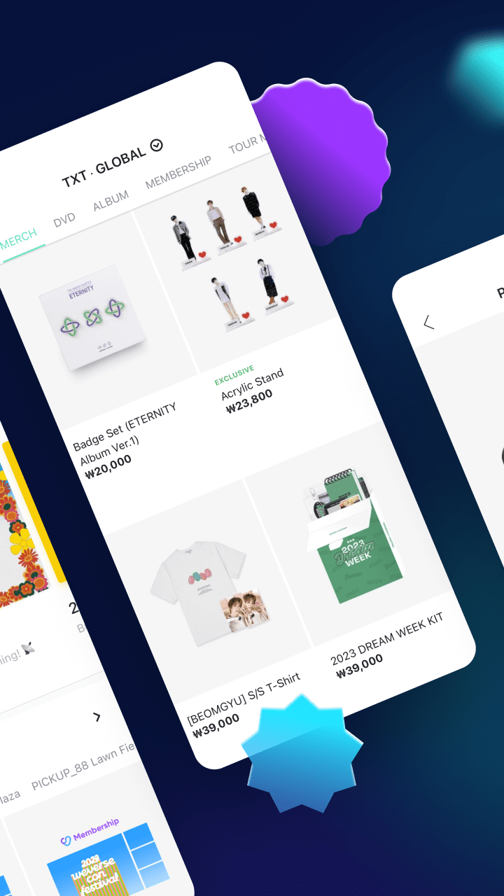 اسکرین شات 2 برنامه Weverse Shop