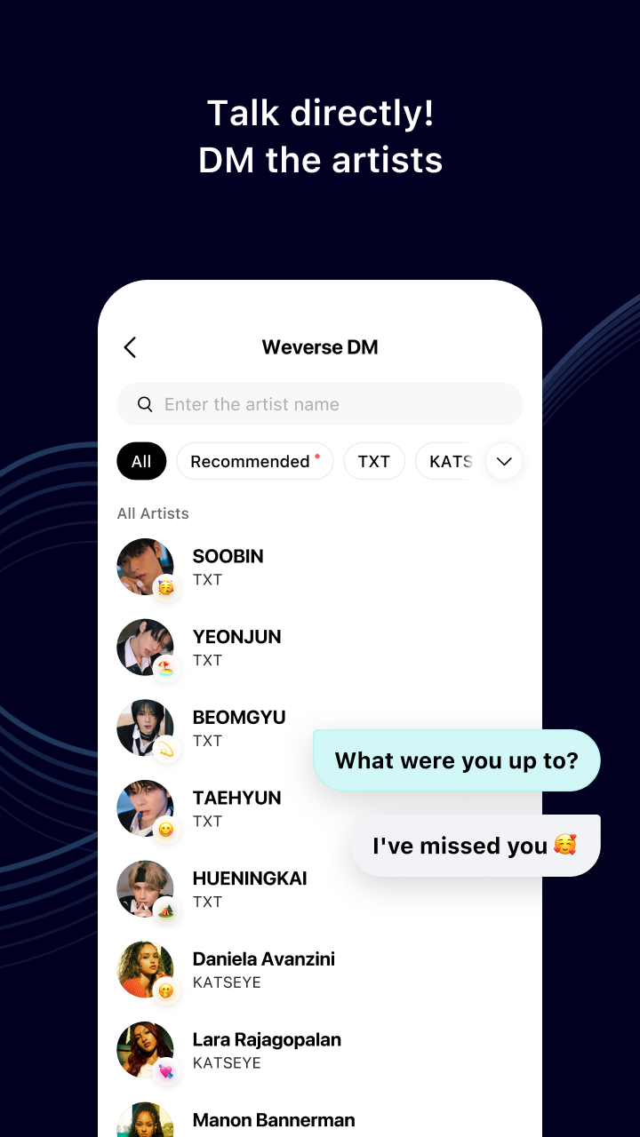 اسکرین شات 5 برنامه ویورس (weverse)