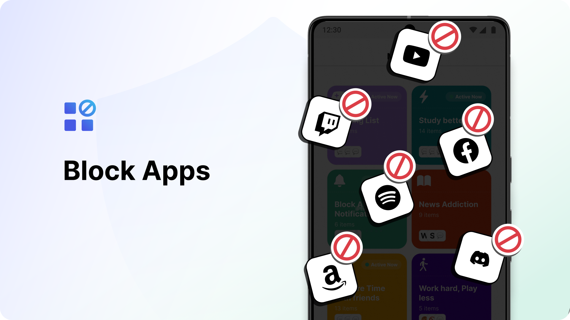 اسکرین شات 2 برنامه BlockSite: Block Apps & Sites