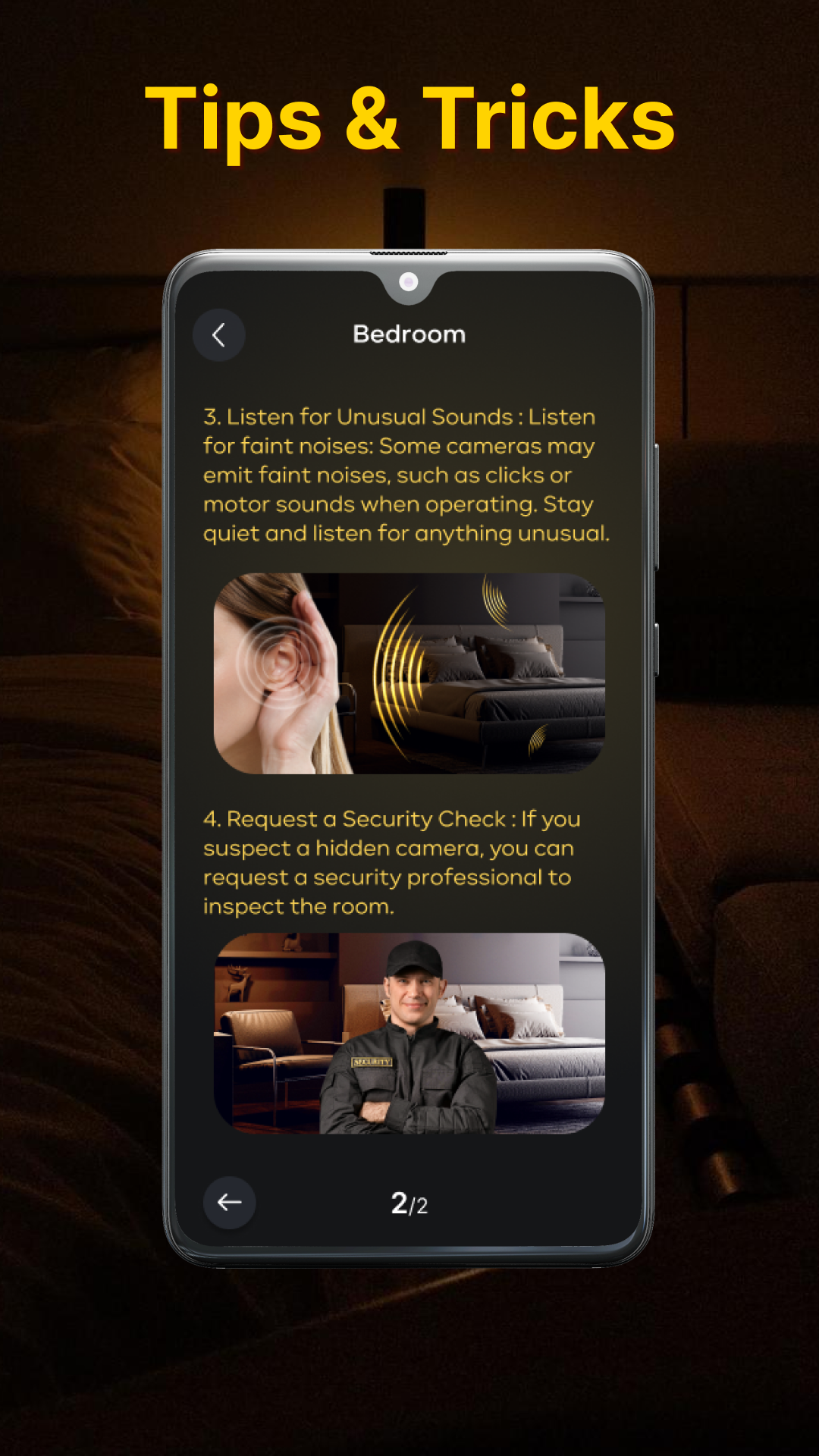 اسکرین شات 5 برنامه Hidden Camera Detector