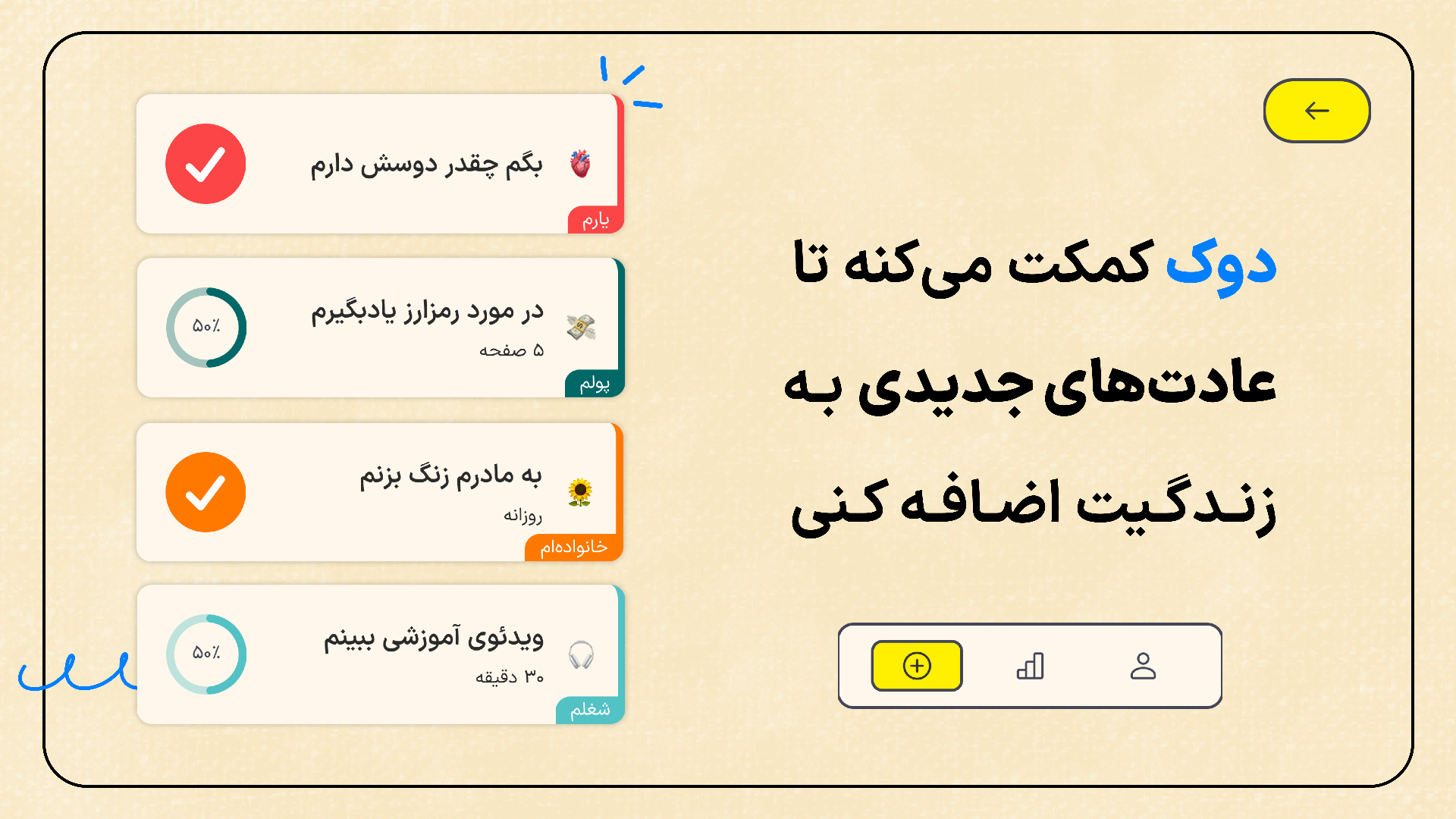 اسکرین شات 2 برنامه دوک | به چیزای خوب عادت کن