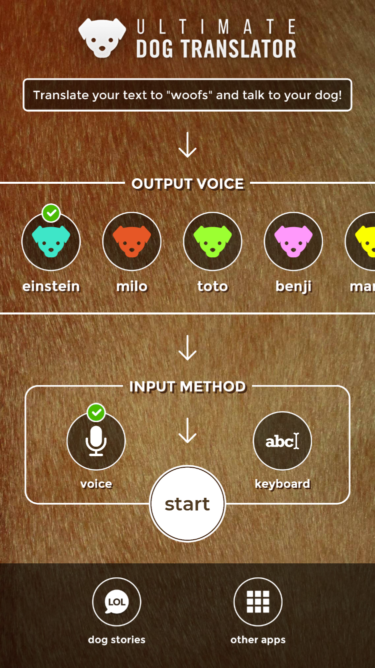 اسکرین شات 1 برنامه Human to Dog Translator Sim