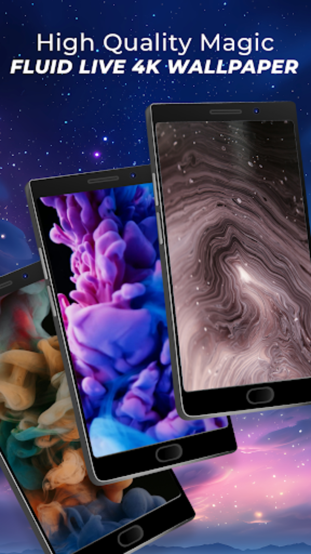 اسکرین شات 3 برنامه Fluid Live Wallpaper-4D Screen