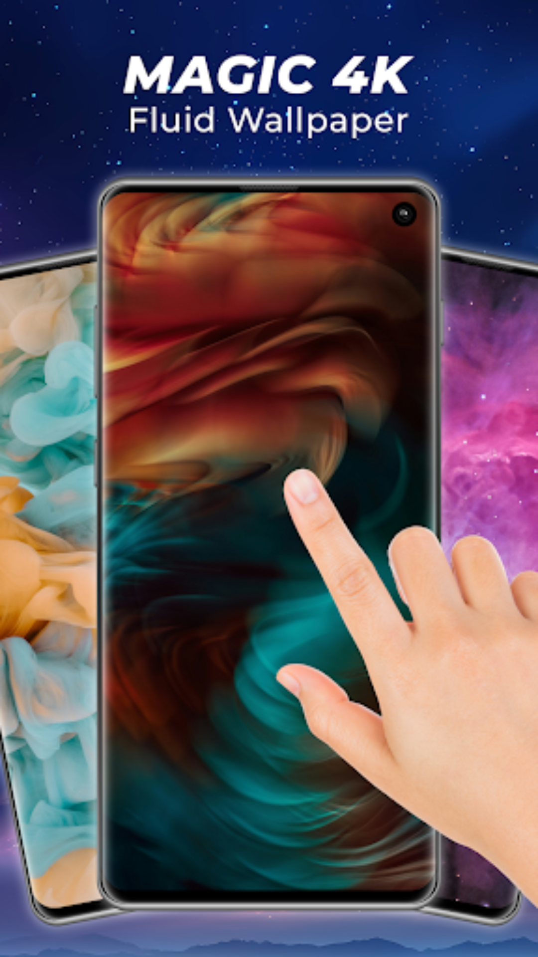 اسکرین شات 2 برنامه Fluid Live Wallpaper-4D Screen