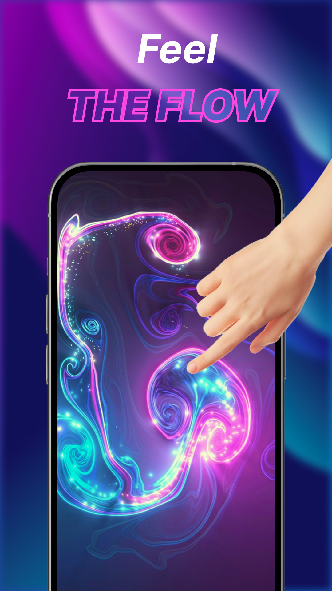 اسکرین شات 5 برنامه Fluid Live Wallpaper-4D Screen