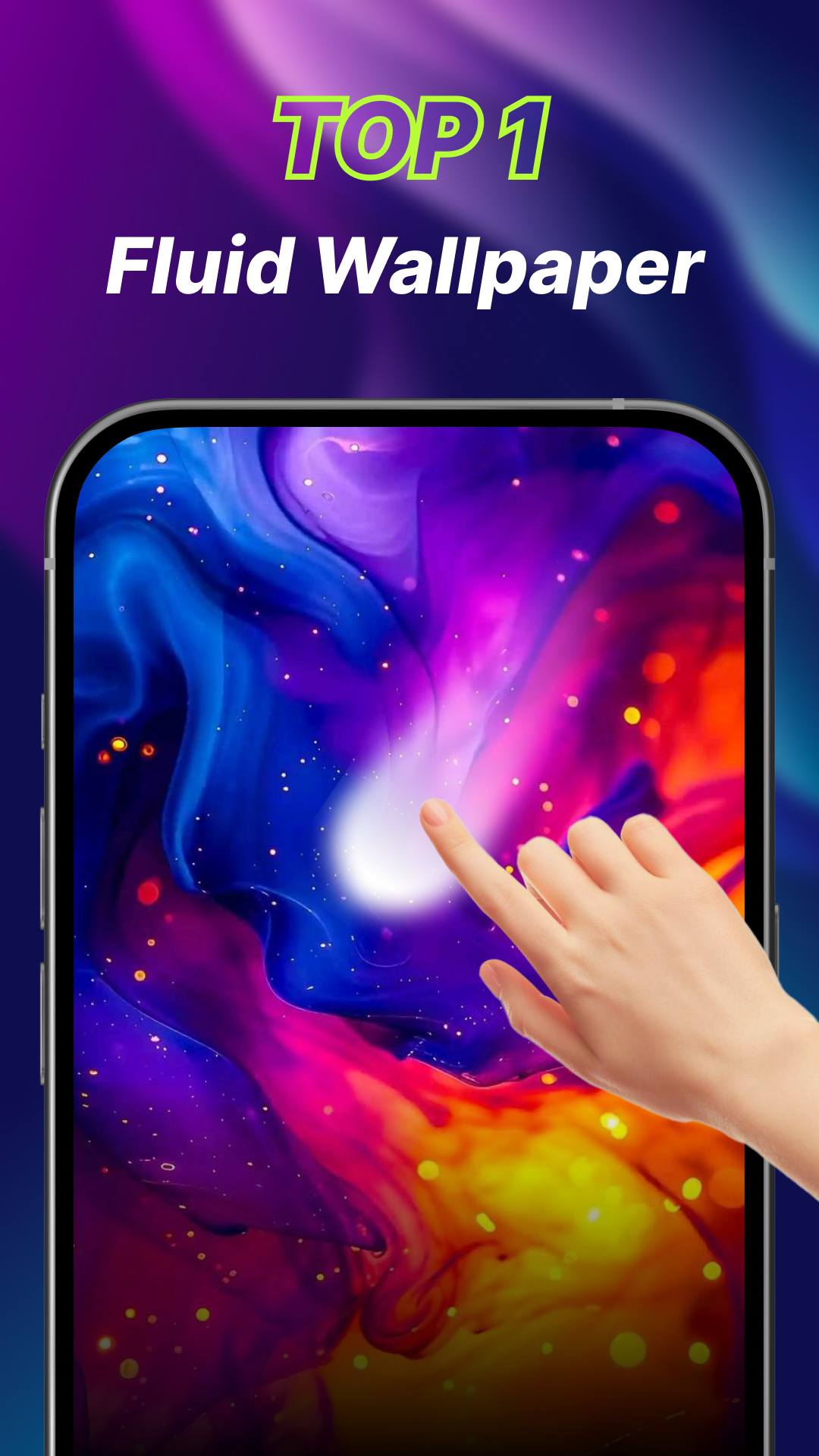 اسکرین شات 1 برنامه Fluid Live Wallpaper-4D Screen