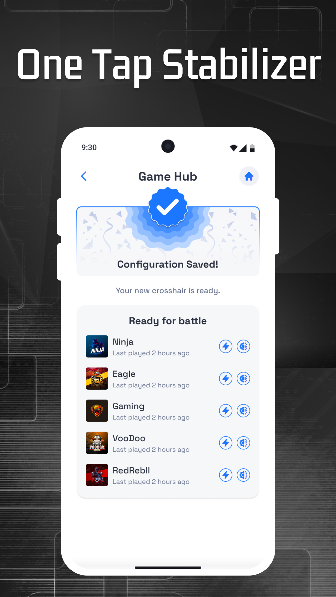 اسکرین شات 2 برنامه Game Mode - Game Launcher