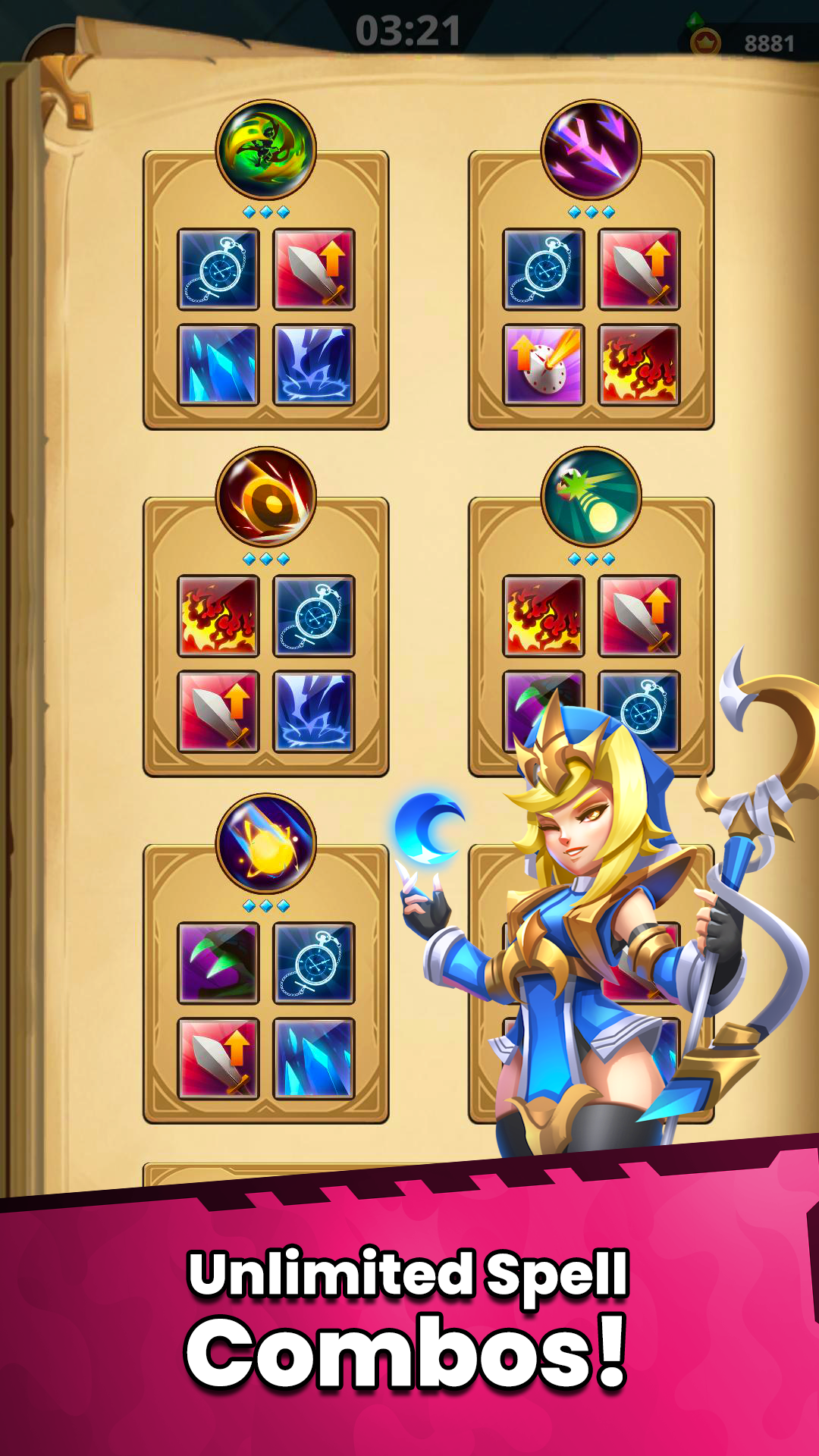 اسکرین شات 7 بازی Hero Survivors - Spells Maker