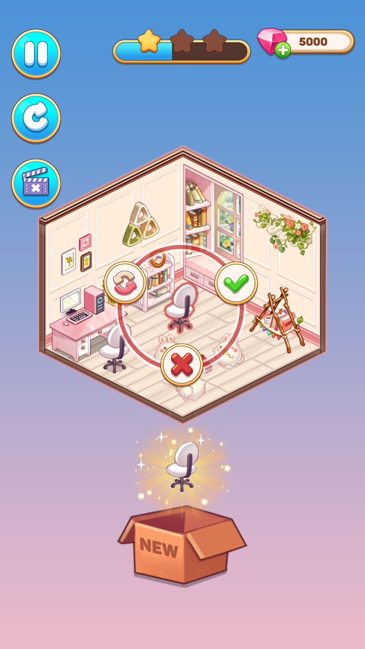 اسکرین شات 7 بازی Kawaii Decor Life - Unpacking
