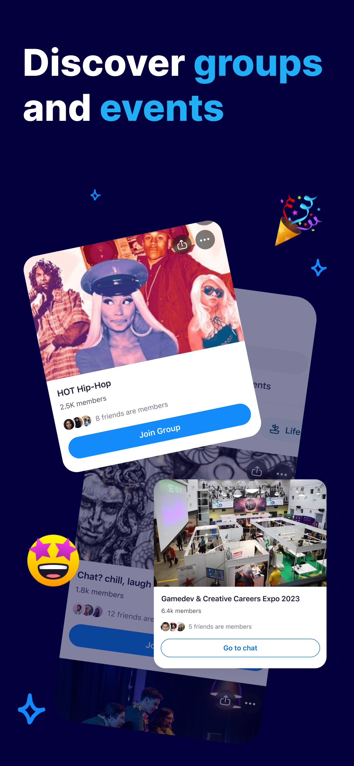 اسکرین شات 1 برنامه IRL - Social Messenger