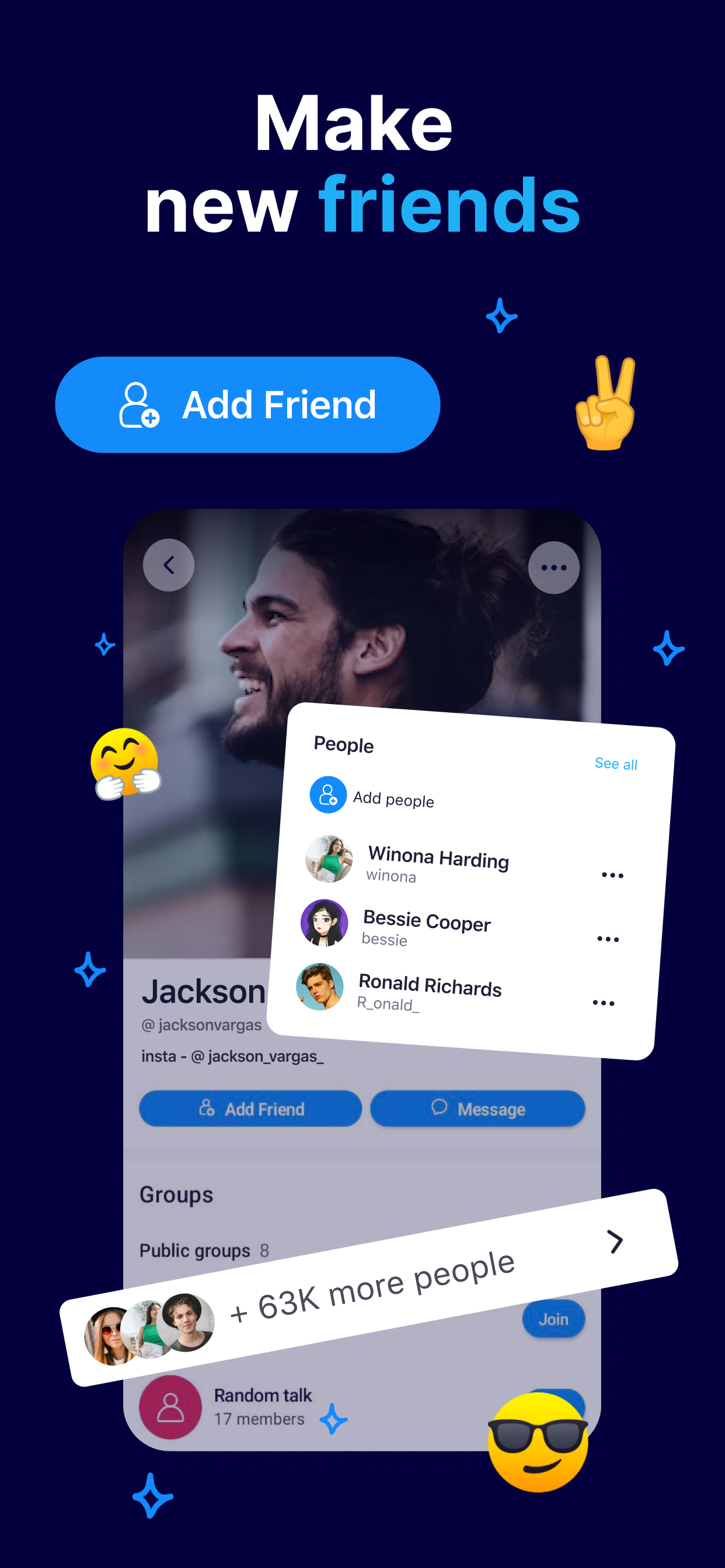 اسکرین شات 2 برنامه IRL - Social Messenger