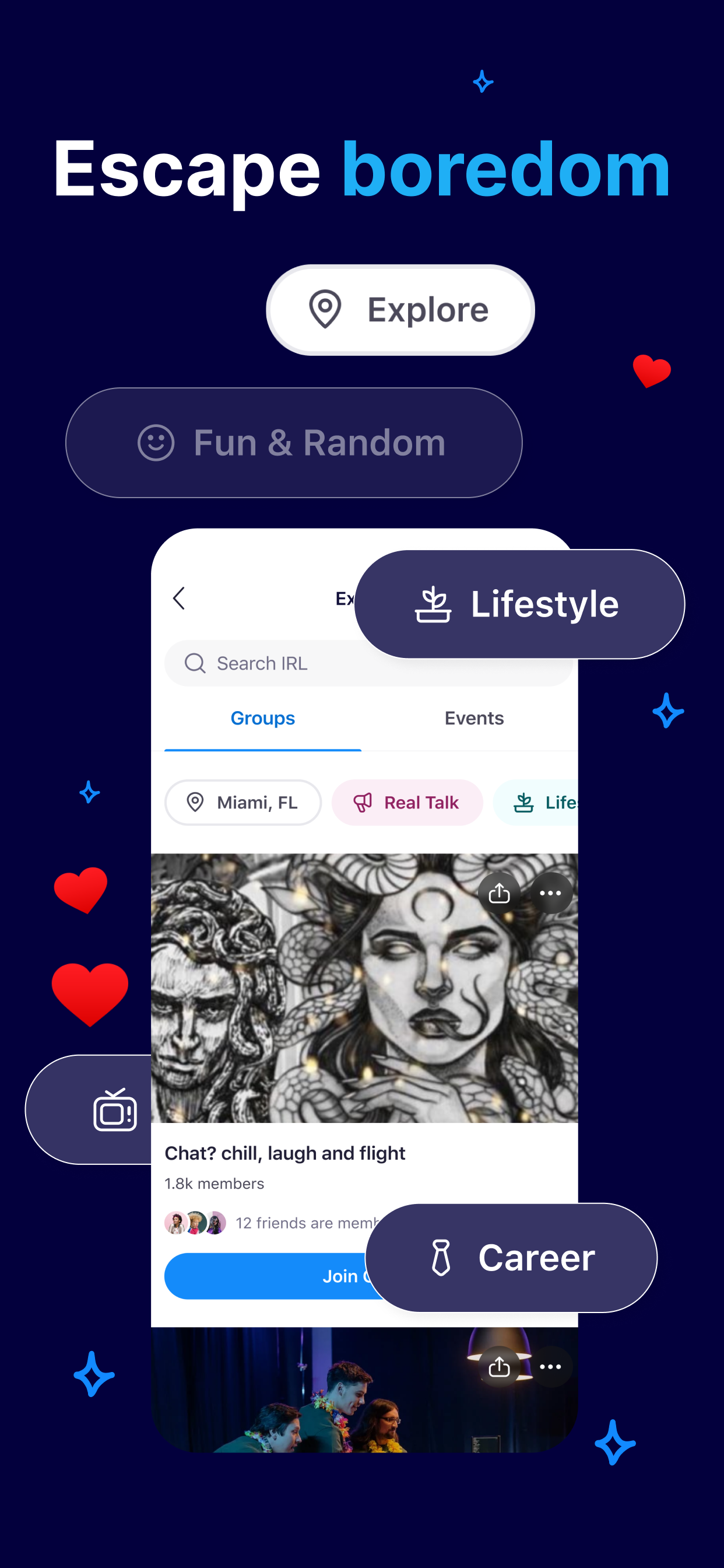 اسکرین شات 3 برنامه IRL - Social Messenger