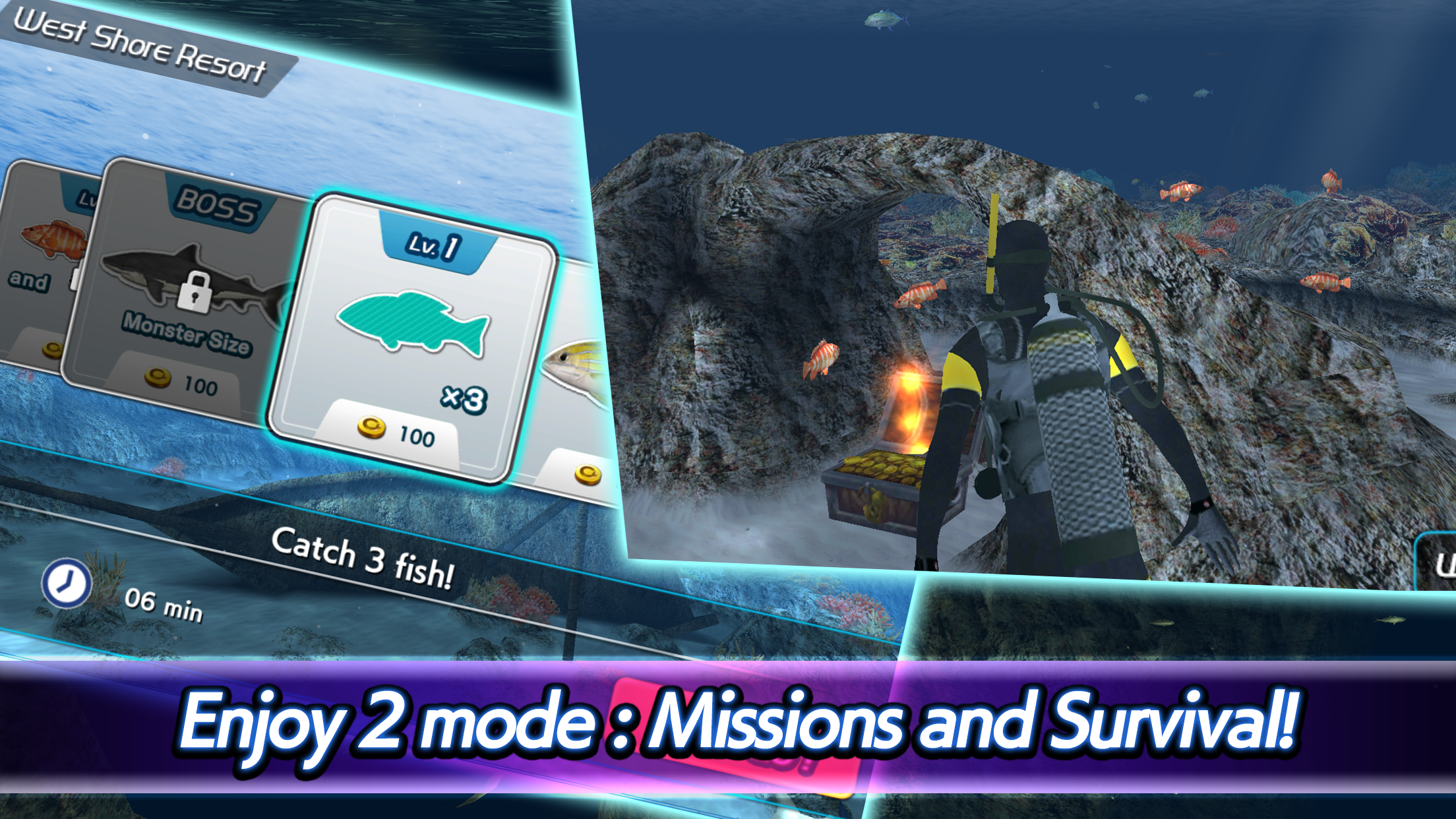 اسکرین شات 5 بازی Survival Spearfishing