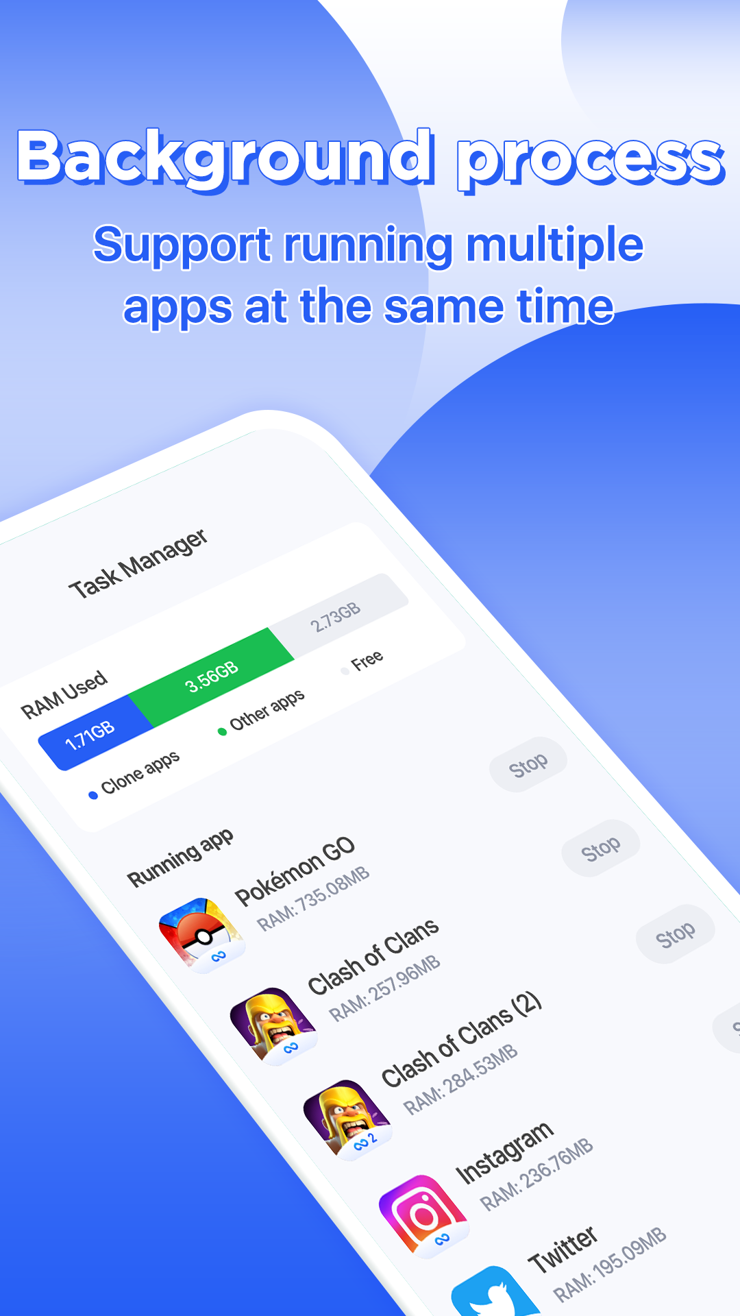اسکرین شات 3 برنامه Multi App-Space