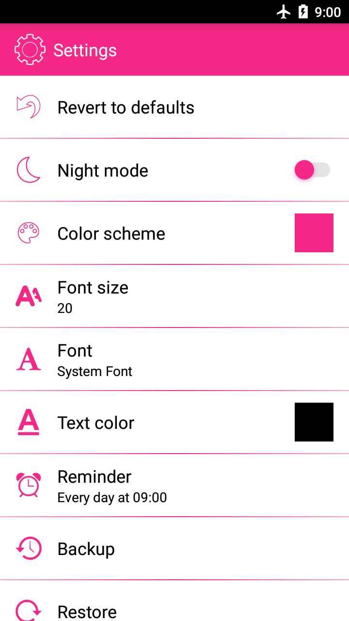 اسکرین شات 8 برنامه Daily journal