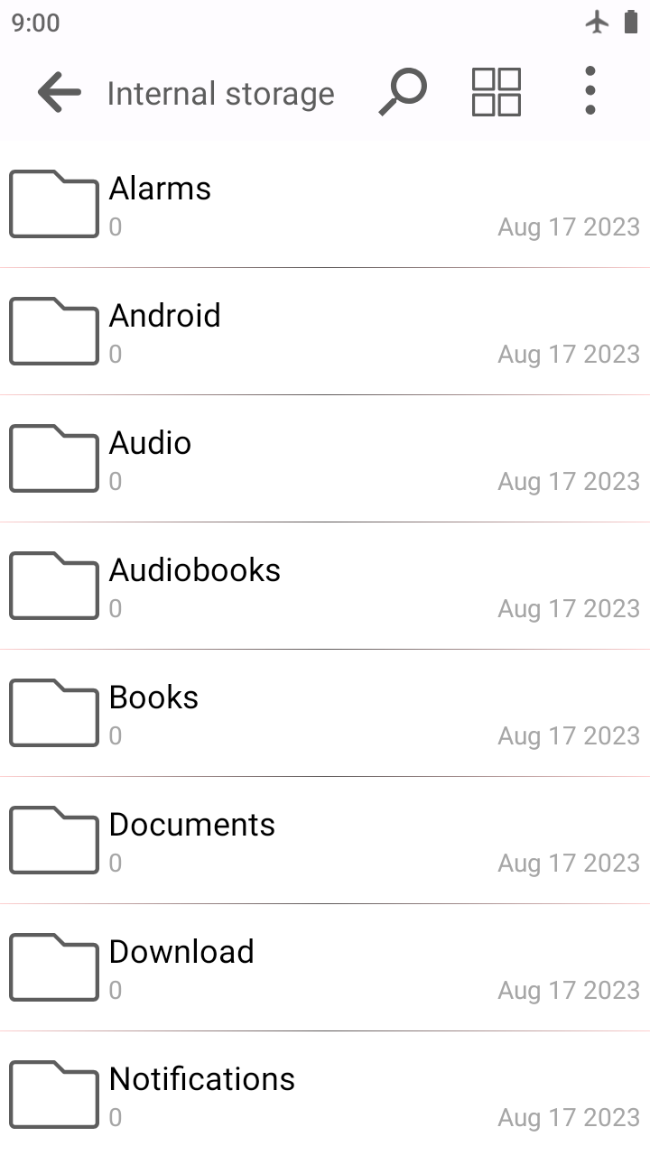 اسکرین شات 3 برنامه File explorer