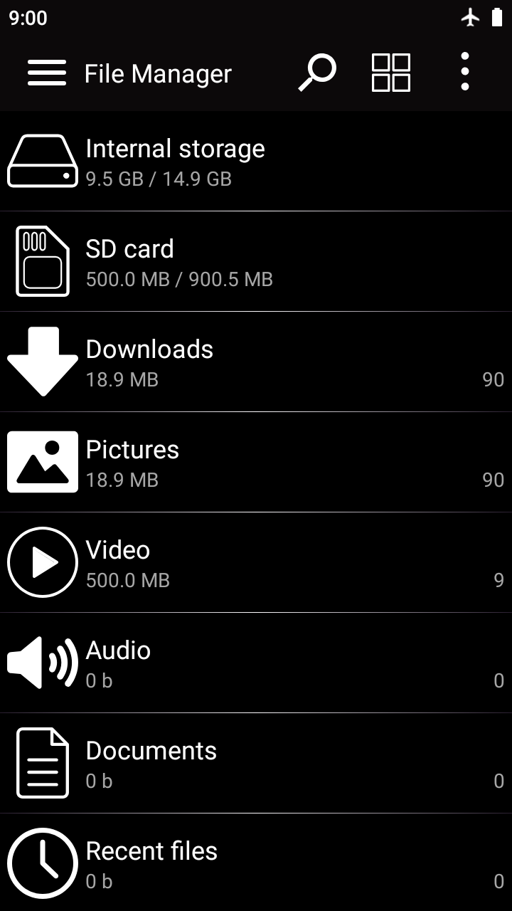 اسکرین شات 2 برنامه File Manager
