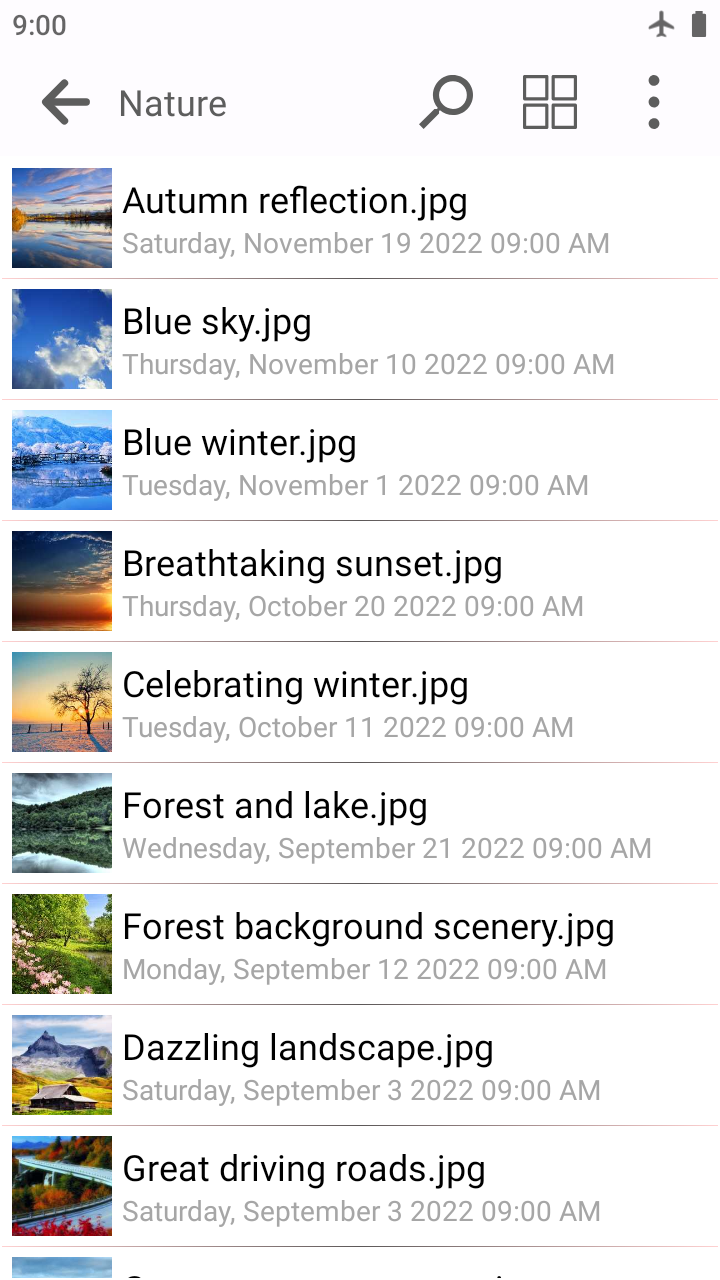 اسکرین شات 5 برنامه Gallery and album